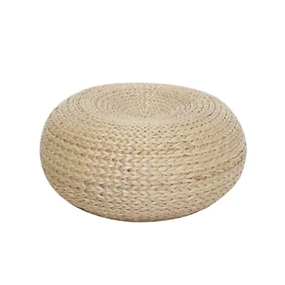 Grass Woven Round Sitting Cushion Hand-made Tatami Floor Pouf Mat For Meditation • $29.99