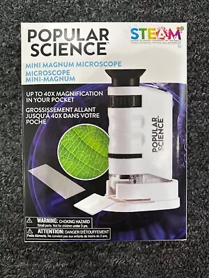 Mini Magnum Microscope Popular Science STEAM New • $21