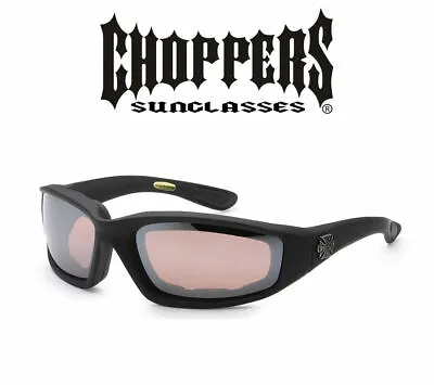 3 Pairs Chopper Sunglasses Motorcycle Riding Glasses Foam Padded Biker Goggles • $17.59