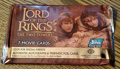 Lord Of The Rings The Two Towers Trading Card 2002 Sealed Hobby Pack • $3.95