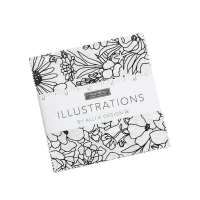 Illustrations Charm Pack (42) 5 Inch Squares Moda Fabrics  • $9.95