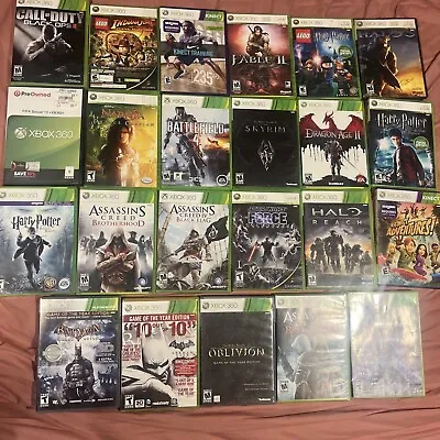 $5.99 • Buy 23 Xbox 360 Game Lot- See Photos- Fast Shipping