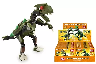 MY Building Bricks Dinosaur 3 In 1 Construction Set Creative Velociraptor T-Rex • £4.39