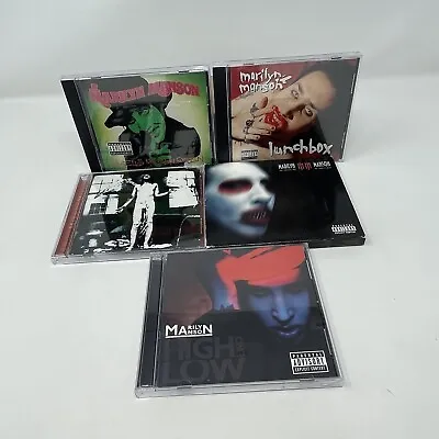 Marilyn Manson - Smells/Lunchbox/Antichrist/Golden Age/High End (7 CD/DVD Lot) • $39.99