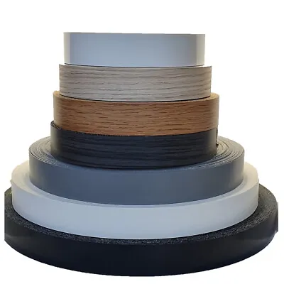 Melamine Iron On Pre Glued Edging Tape/Edge Various Colours  • £29.95