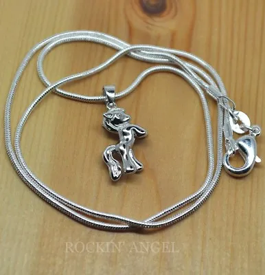 Pretty Pony Horse Pendant Necklace Ladies Girls Gift My Little Pony Choose Chain • £5.99