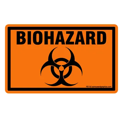 DANGER Biohazard Sticker - OSHA Safety Vinyl Decal Sign Warning Caution FE132 • $2.79