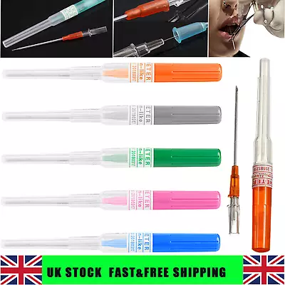 5/10/20PCS Disposable Piercing Needles Cannula Needle Steel Body Piercing Tool • £19.99