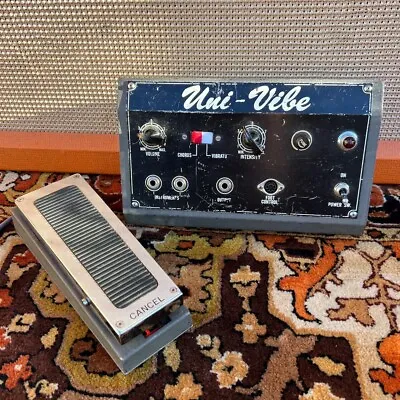 Vintage 1973 Shin-Ei Univibe Japan Original Effects Pedal & Footswitch *1970s* • $3480.05