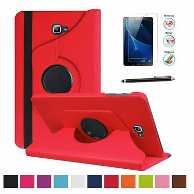 360 Rotate PU Leather Case Stand Cover For Samsung Galaxy Tab 2 3 4 A A2 E S4 • $31.96