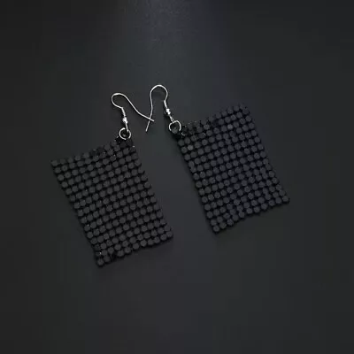 Fashion Women Retro Jewelry Earring Irregular Bling Sequin Mosaic Style 1694 • $5.99