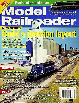 Model Railroader Magazine January 2011 Build A Junction Layout • $4.99