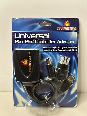 Red Octane PS2 Universal Controller Adapter Gamecube PC USB Xbox. New Old Stock. • $119.99