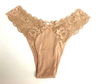 Victorias Secret Dream Angels Evening Blush Brazilian Panties Size XS-S Silky  • $24.23