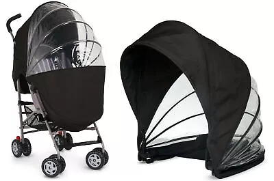 Mothercare Universal Pram Hood 2 Seasons Sunshade Weathershield No Connectors • £11.45