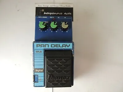 Vintage Ibanez DPL10 Stereo Pan Delay Effects Pedal Free USA Shipping • $159.99