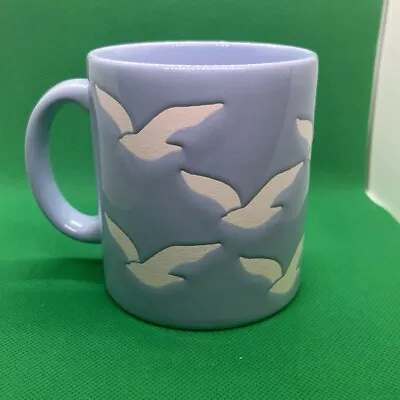 Waechtersbach West Germany Seagull Coffee Mug Sky Blue Vintage Cafe Ceramic • $13.99