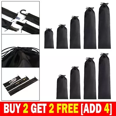 1X Nylon Drawstring Storage Bag For Home Tent Poles Organize Nylon Drawstring • £5.41