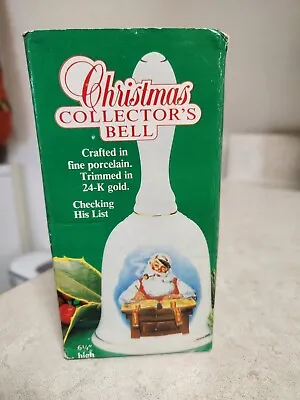 1986 NORMAN ROCKWELL MUSEUM Christmas Collector's Bell • $1.99