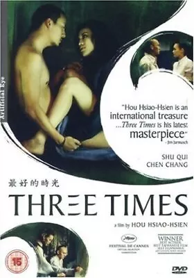 Three Times DVD (2006) Shu Qi Hsiao-Hsien (DIR) Cert 15 FREE Shipping Save £s • £7.98