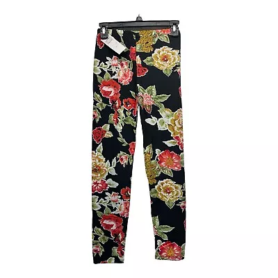 Nollia Women’s S/M Multi Color Floral Pattern Leggings  • $5.40