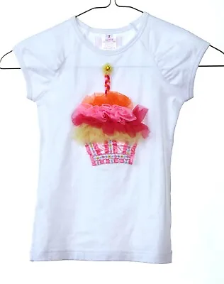 $37.56 • Buy Twirl & Co Birthday Nylon Blend Shirt Toddler Size 2 & Multi Color Tutu