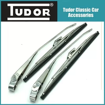 MGB Roadster 10 Inch Wiper Arm & Blade Set Tudor  ALL YEARS  Stainless Steel • $43.46