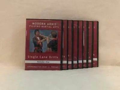 MODERN ARNIS FILIPINO MARTIAL ARTS (8) DVD Set Cane Espada Escrima Empty Hands • $74.99