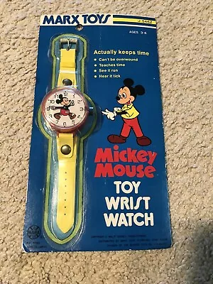 Marx Mickey Mouse Wrist Watch 1975 Sealed • $17.99