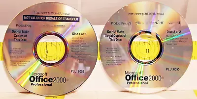 MS Microsoft Office 2000 Professional Student Edition Full W/ Product Key • $24