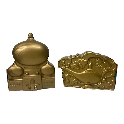 Disney Aladdin Folding Mini Compact Playset Mattel 1992 Set Of 2 • $13.19