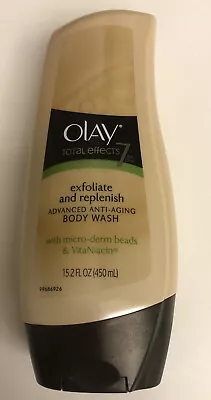 (1) OLAY Total Effects 7 In 1 Body Wash Exfoliate & Replenish 15.2 Oz See Images • $64.99