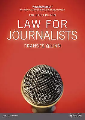 £3.21 • Buy Quinn, Frances : Law For Journalists Highly Rated EBay Seller Great Prices