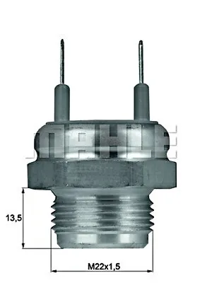 Radiator Fan Temperature Switch MAHLE Fits ALFA ROMEO AUDI AUSTIN CITROEN 59-12 • £11.53