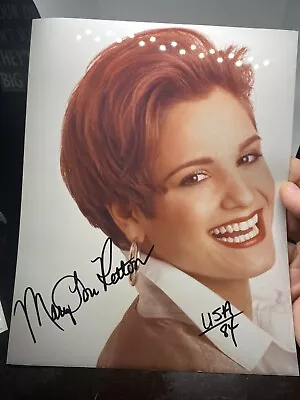 Mary Lou Retton 1984 Olympic USA Gymnast Autographed 8x10 Photo • $45.75