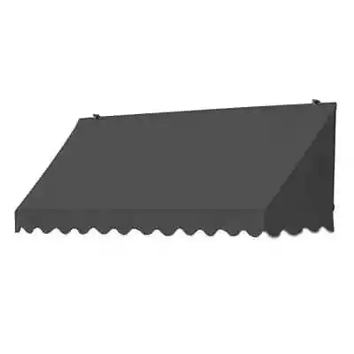 Awnings In A Box Manually Retractable 6' (26.5  Projection) In Charcoal Gray • $334.20