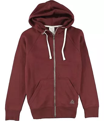 Reebok Womens Full Zip Hoodie Sweatshirt Red X-Small • $38.92