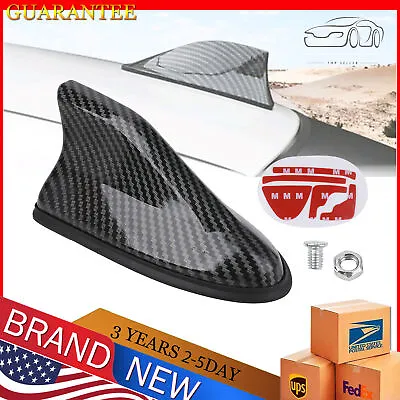 Shark Fin Car Roof Antenna Radio FM/AM Signal Aerial Carbon Fibre Accessories US • $7.88