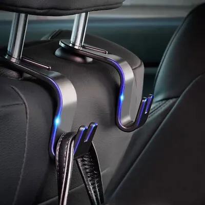 $4.38 • Buy 2Pcs Universal Car Seat Hook Purse Hanger Bag Organizer Holder Clips Accessories