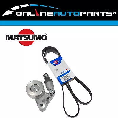 Optibelt Drive Fan Belt  + Tensioner Assembly For Patrol GU ZD30 3.0L 2000-1/07 • $60.95