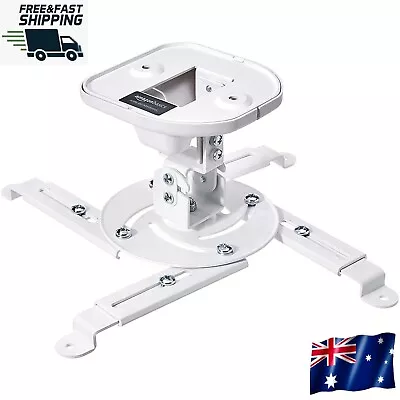 $44.85 • Buy Tilting Projector Bracket Mount For Ceiling And Wall, 15 Kg / 33lbs White