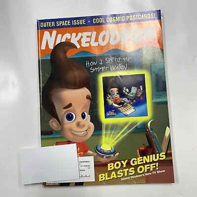 Nickelodeon Magazine September 2002 Jimmy Neutron Boy Genius • $10