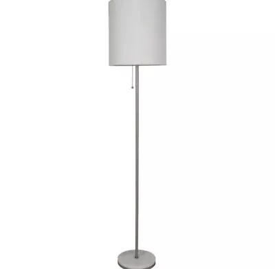 Nickle And Marble Base Stick Floor Lamp Silver - Project 62 • $34.95