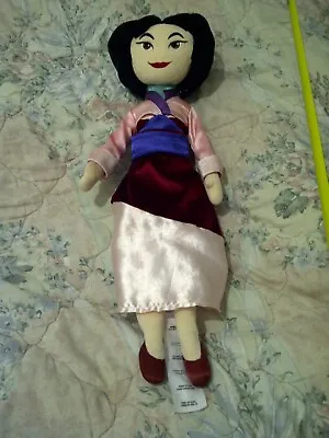 Official Disney Store Exclusive  Mulan  Plush Soft Toy Doll 18  Tall • £7
