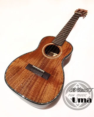 $368 • Buy Uma Taiwan UK-30EVO-ST ALL Solid Acacia KOA Wood Ukulele Gloss Tenor