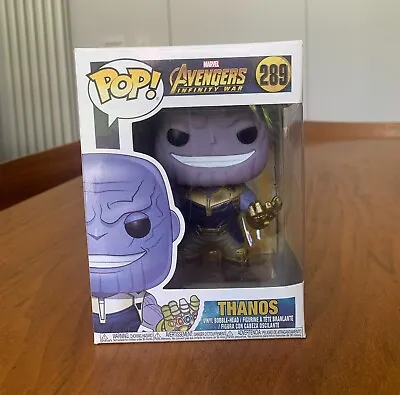 Thanos Funko Pop Vinyl Figure #289 Marvel Avengers Infinity War (UNOPENED) • £12