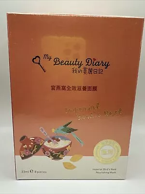 [MY BEAUTY DIARY] IMPERIAL BIRD’s NEST NOURISHING Facial Mask 8pcs/1box NEW • $22