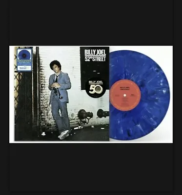 £34.99 • Buy Billy Joel 52nd Street - Blue Swirl Vinyl LP - Walmart USA Exclusive - Bump