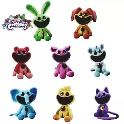 Pack Of 8 Smiling Critters Figure Plush Doll Catnap Hoppy Hopscotch Doll Toys • $47.99