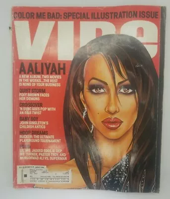 VTG VIBE Hip Hop R&B Music Magazine - Aaliyah (August 2001) ACCEPTABLE • $25